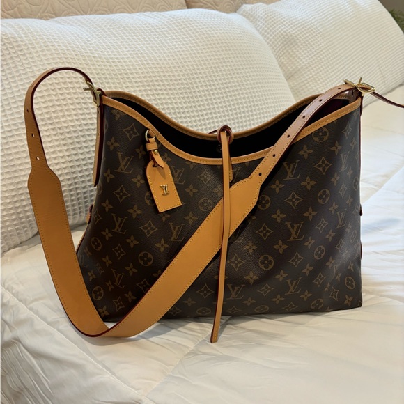 Louis Vuitton Brown Monogram Women's Bag CARRYALL MM - Picture 15 of 16